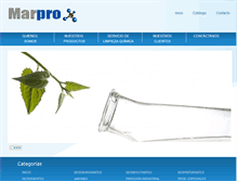 Tablet Screenshot of marpro.cl